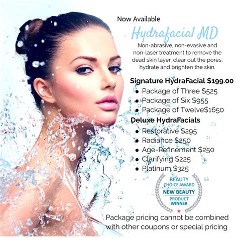 hydrafacial cost per treatment.
